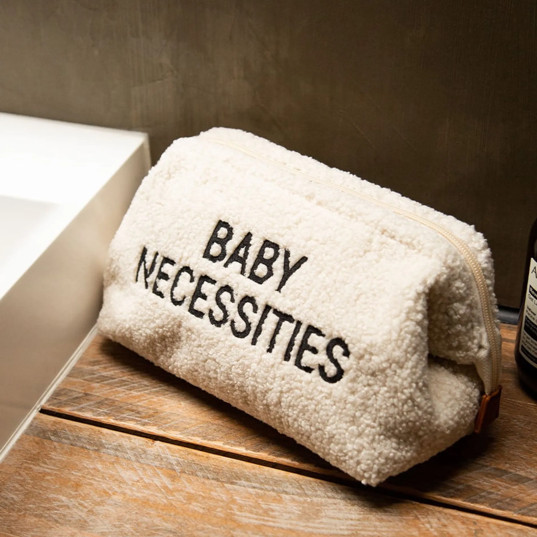 Trousses De Toilette*Childhome Teddy Trousse de Toilette de Ecru