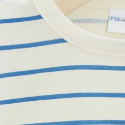 T-Shirts, Polos, Chemises*P'tit Bisou Petit Prix Tee-shirt Liberty and Sea Life de Rayures