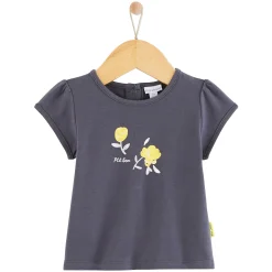 T-Shirts, Blouses, Chemises*P'tit bisou Tee-shirt manches courtes Trop Chou 1 mois de Gris anthracite