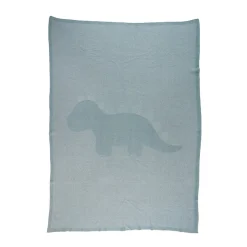 Couvertures*Noukies Tiga, Stegi & Ops Couure tricot en jacquard BIO 100 x 140 cm de Vert