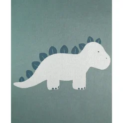 Couvertures*Noukies Tiga, Stegi & Ops Couure tricot en jacquard BIO 100 x 140 cm de Vert