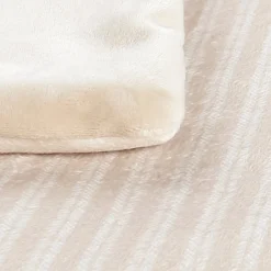 Couvertures*Noukies Tiga, Stegi & Ops Couverture TSO en Veloudoux 100 x 140 cm de Beige