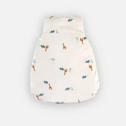 Gigoteuses & Nids D'Ange*Noukies Tiga, Stegi & Ops Gigoteuse imprimée en Veloudoux 50 cm de Beige