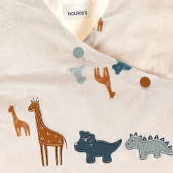 Gigoteuses & Nids D'Ange*Noukies Tiga, Stegi & Ops Gigoteuse imprimée en Veloudoux 50 cm de Beige