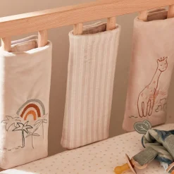 Tours De Lit*Noukies Tiga, Stegi & Ops Protège Barreaux pour lits et parcs bébé de Beige