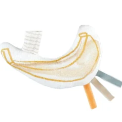 Peluches À Accrocher*Noukies Tiga, Stegi & Ops Spirales d'activités en veloudoux de Beige