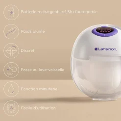 Tire-Lait*Lansinoh Tire-lait mains libres de Double