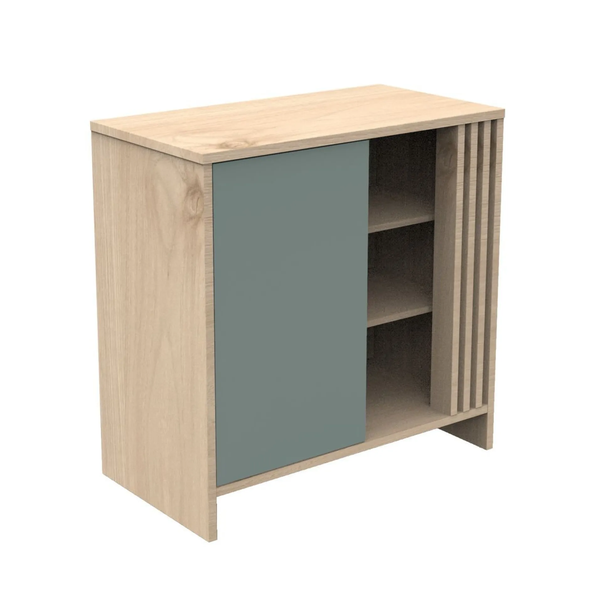 Commodes*Sauthon Baby's Sweet Home Tokyo Commode de Chêne Suave Sauge