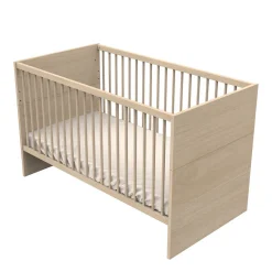 Lits 70X140 Évolutifs*Sauthon Baby's Sweet Home Tokyo Little Big Bed 70 x 140 cm de Chêne Suave