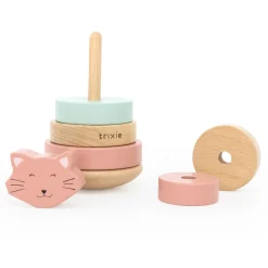 Jouets En Bois|Autres Jouets D'Éveil*Trixie Tour à empiler en bois de Mrs. Chat