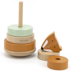 Jouets En Bois|Jeux De Formes*Trixie Tour à empiler en bois de Mr. Fox