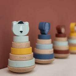 Jouets En Bois|Jeux De Formes*Trixie Tour à empiler en bois de Mr. Fox