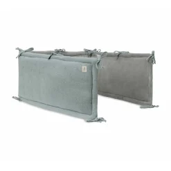 Tours De Lit*Jollein Tour de lit / parc Cosy Knit de Sea Green