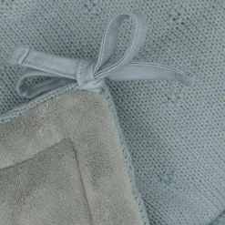 Tours De Lit*Jollein Tour de lit / parc Cosy Knit de Sea Green