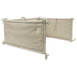 Tours De Lit*Jollein Tour de lit/parc Soft Waves 30 x 180 cm de Vert