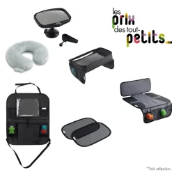 Autres Accessoires De Voyage|Pare-Soleil* Tout l'équipement pour la voiture à petit prix : rétroviseur + organisateur + protection de siège + tour de cou + tablette + pare-soleils de Formula Baby
