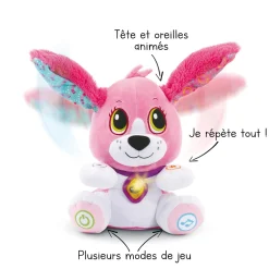 Peluches Musicales*Vtech Toutou parle avec moi de rose