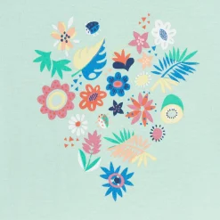 T-Shirts, Blouses, Chemises*P'tit bisou Travel With Love T-shirt manches courtes de Vert