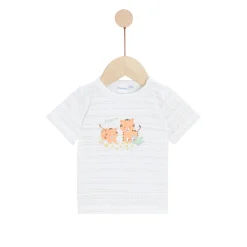 T-Shirts, Polos, Chemises*P'tit bisou Travel With Love T-shirt manches courtes 6 mois de Blanc