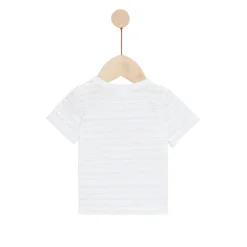 T-Shirts, Polos, Chemises*P'tit bisou Travel With Love T-shirt manches courtes 6 mois de Blanc