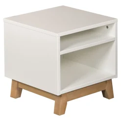 Commodes*Quax Trendy Table de nuit de Blanc