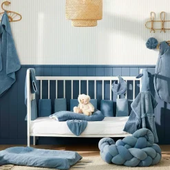 Cales-Bébé*BB&Co Tresse décorative ouatinée de Bleu