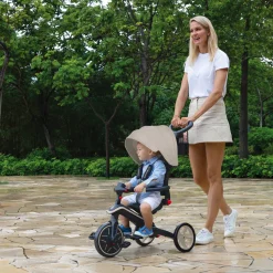 Tricyles*Globber Tricycle Explorer 4-en-1 Évolutif & Pliable de Taupe