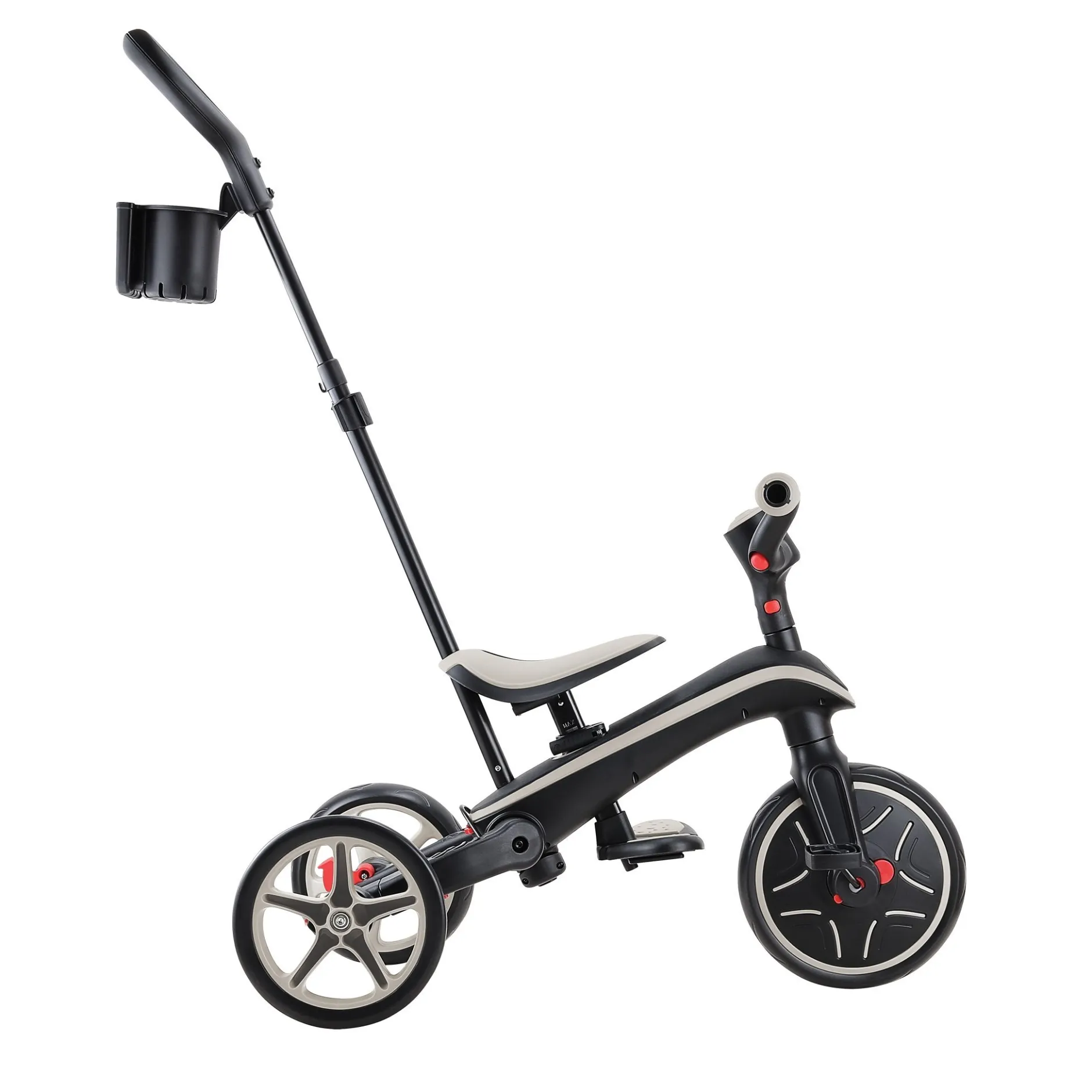 Tricyles*Globber Tricycle Explorer 4-en-1 Évolutif & Pliable de Taupe