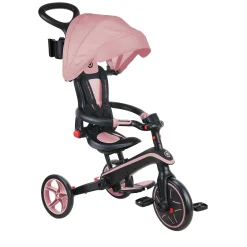 Tricyles*Globber Tricycle Explorer 4-en-1 Évolutif & Pliable de Pink