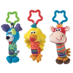 Peluches À Accrocher*Playgro Trio peluches nomades de