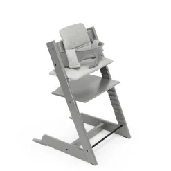 Chaises Hautes Évolutives*Stokke® Tripp Trapp® Pack Chaise haute + Baby Set + Coussin de Gris Tempête / Nordic