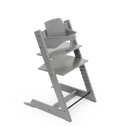Chaises Hautes Évolutives*Stokke® Tripp Trapp® Pack Chaise haute + Baby Set + Newborn Set de Gris Tempête / Gris