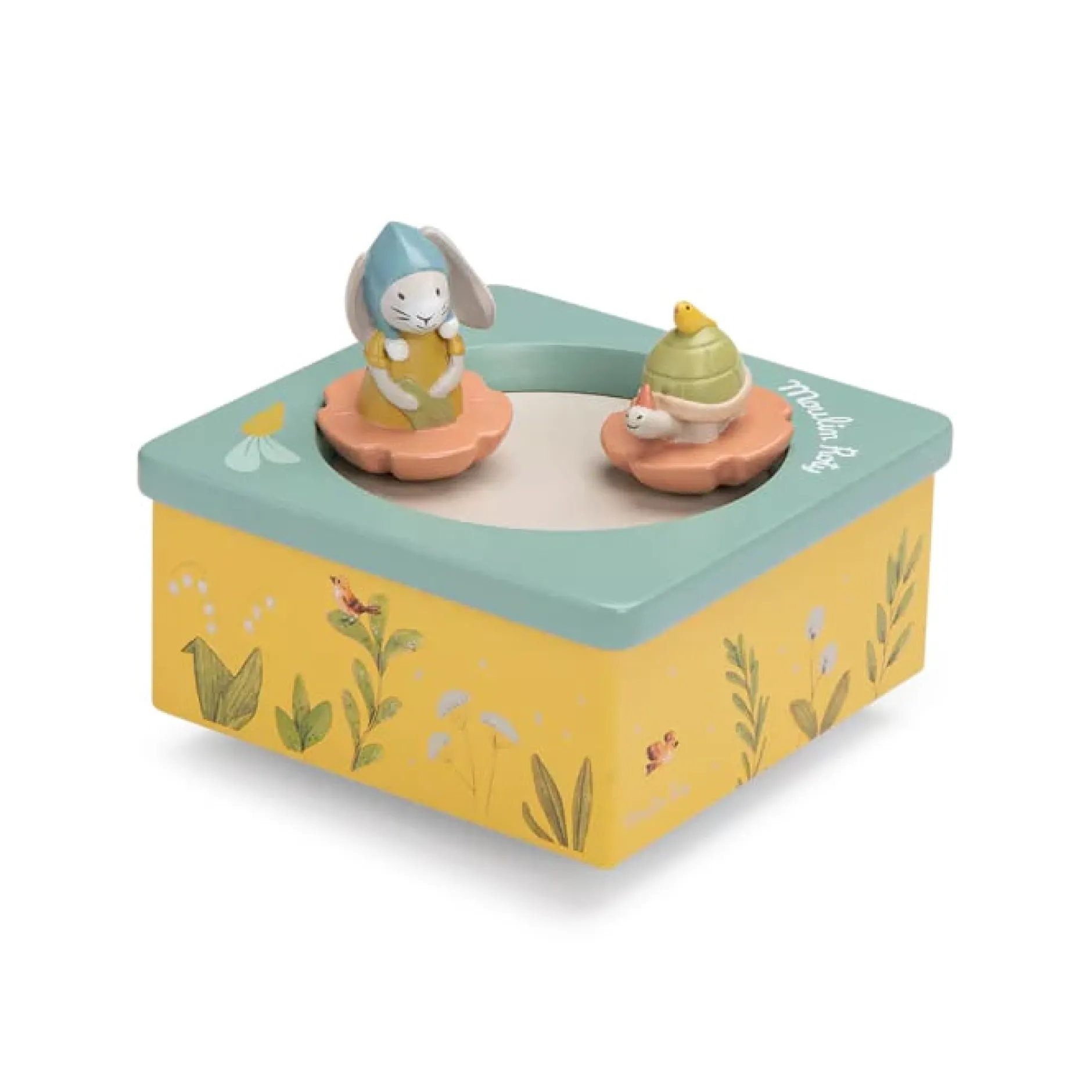 Boites À Musique*Moulin Roty Trois petits lapins Boîte à musique de