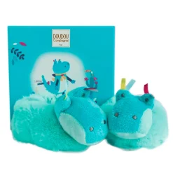 Chaussettes, Chaussons|Chaussettes, Collants, Chaussons*Doudou et Compagnie Tropicool chaussons hochet 0-6 mois de Crocodile