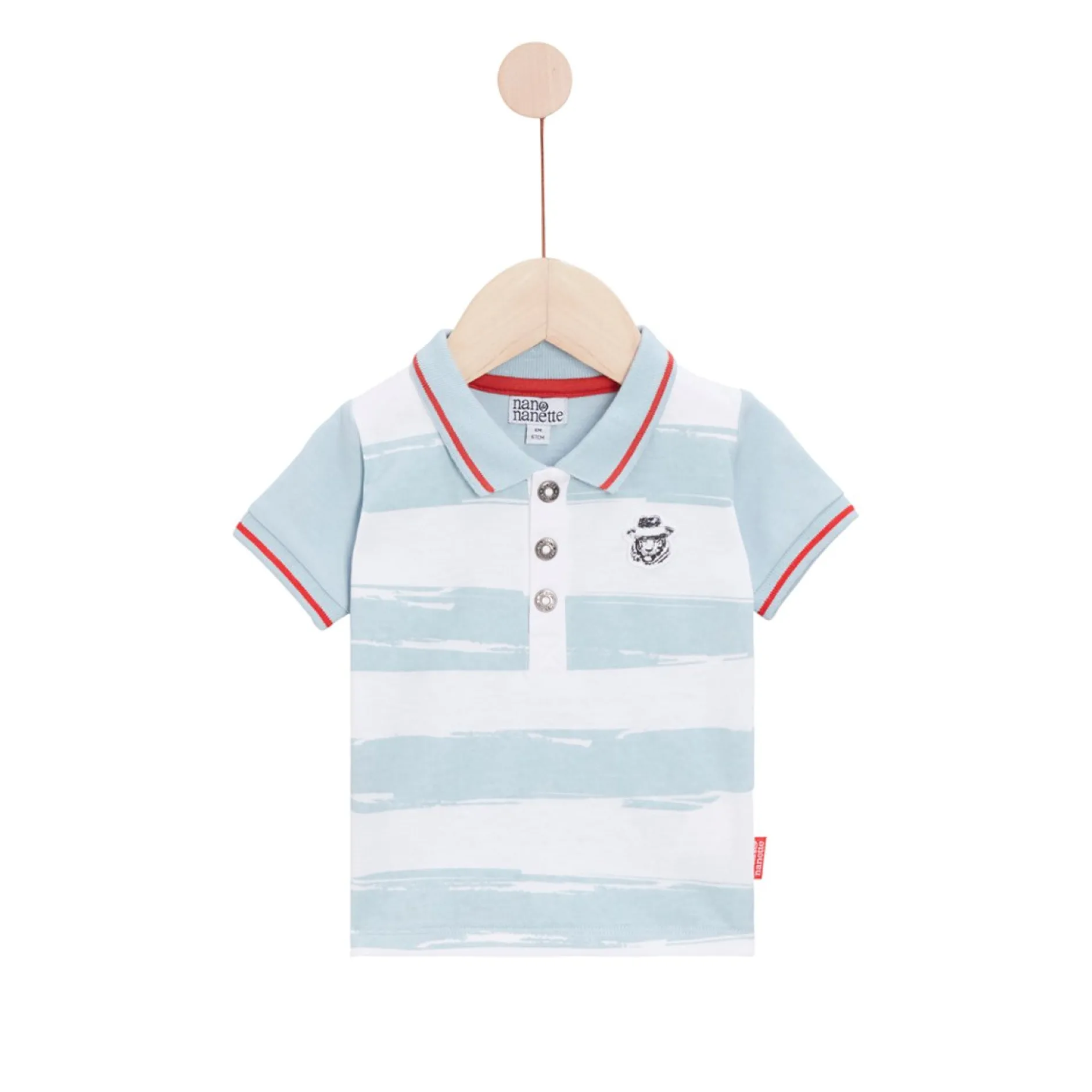 T-Shirts, Polos, Chemises*Nano & nanette Tropicool Polo manches courtes de Blanc Plume