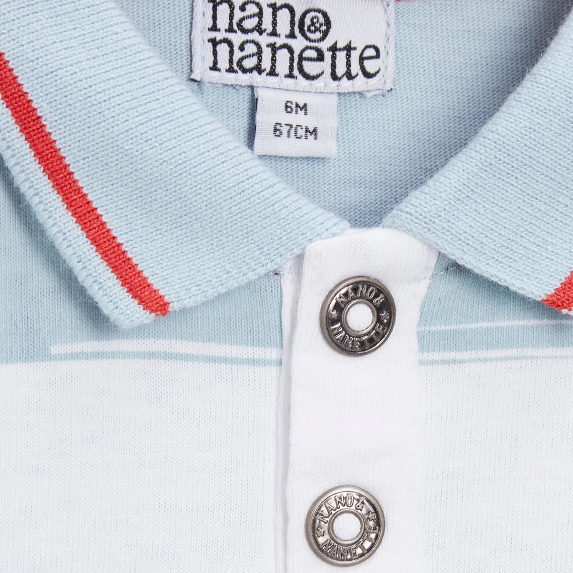 T-Shirts, Polos, Chemises*Nano & nanette Tropicool Polo manches courtes de Blanc Plume