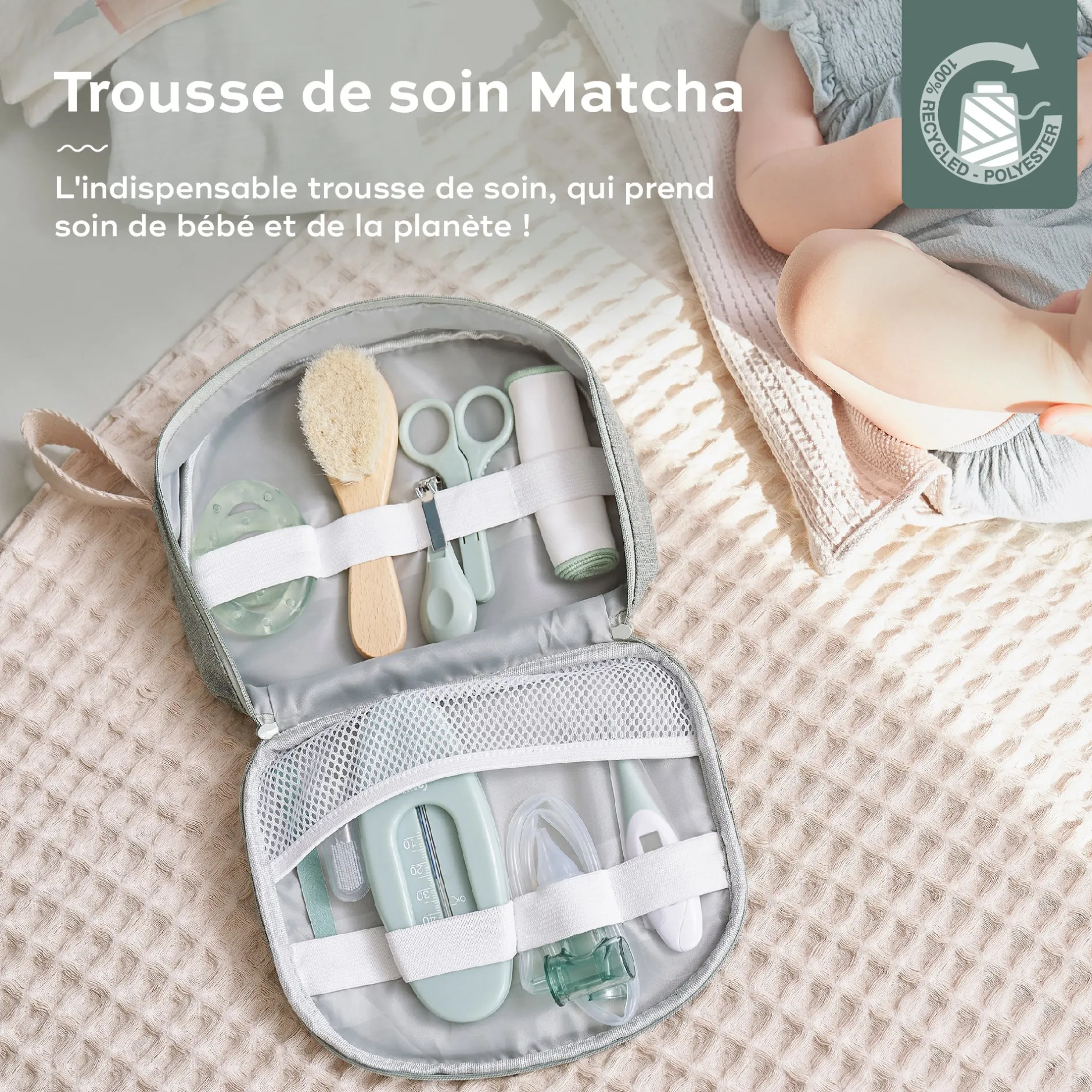 Trousses De Toilette*Babymoov Trousse de soin de Matcha