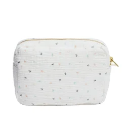 Gants Et Éponges|Trousses De Toilette*P'tit bisou Trousse de toilette + lingettes lavables de Écru