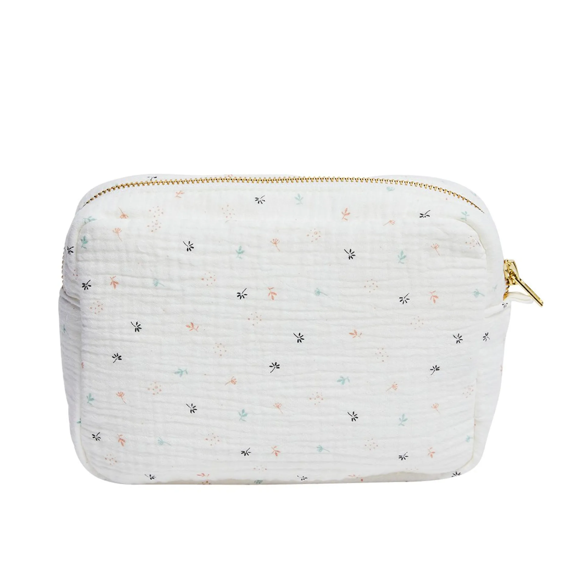 Gants Et Éponges|Trousses De Toilette*P'tit bisou Trousse de toilette + lingettes lavables de Écru