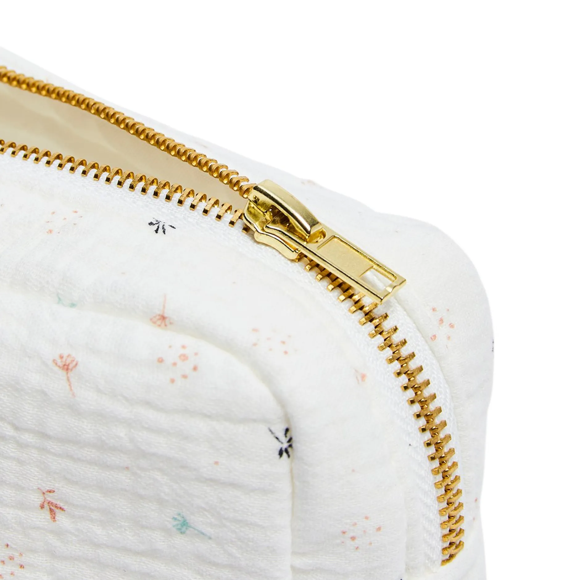 Gants Et Éponges|Trousses De Toilette*P'tit bisou Trousse de toilette + lingettes lavables de Écru