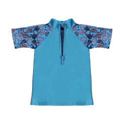 Maillots De Bain Bébé*Les Petits Protégés T-shirt anti UV Balinou manches courtes de Bleu