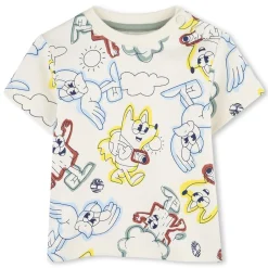 T-Shirts, Polos, Chemises*Timberland T-shirt manches courtes imprimé de Ecru