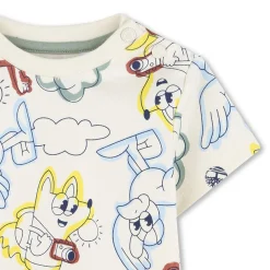 T-Shirts, Polos, Chemises*Timberland T-shirt manches courtes imprimé de Ecru