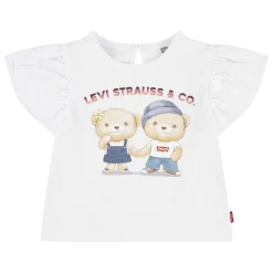 T-Shirts, Blouses, Chemises*Levi's Kids T-shirt manches courtes Levi Strauss & Co de Blanc