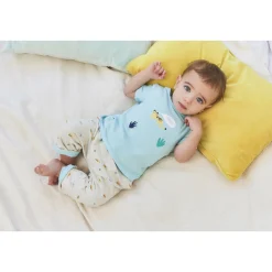 T-Shirts, Polos, Chemises*Marèse T-shirt Petit Léopard 1 mois de Bleu Light