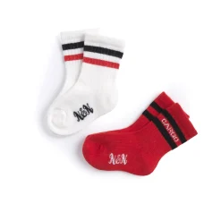 Chaussettes, Chaussons*Nano & nanette Tweet Cargo Lot de 2 paires de chaussettes de Rouge Milk