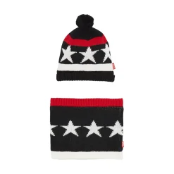 Chapeaux, Bonnets, Écharpes*Nano & nanette Tweet Cargo Parure Bonnet + Tour de cou de Gris