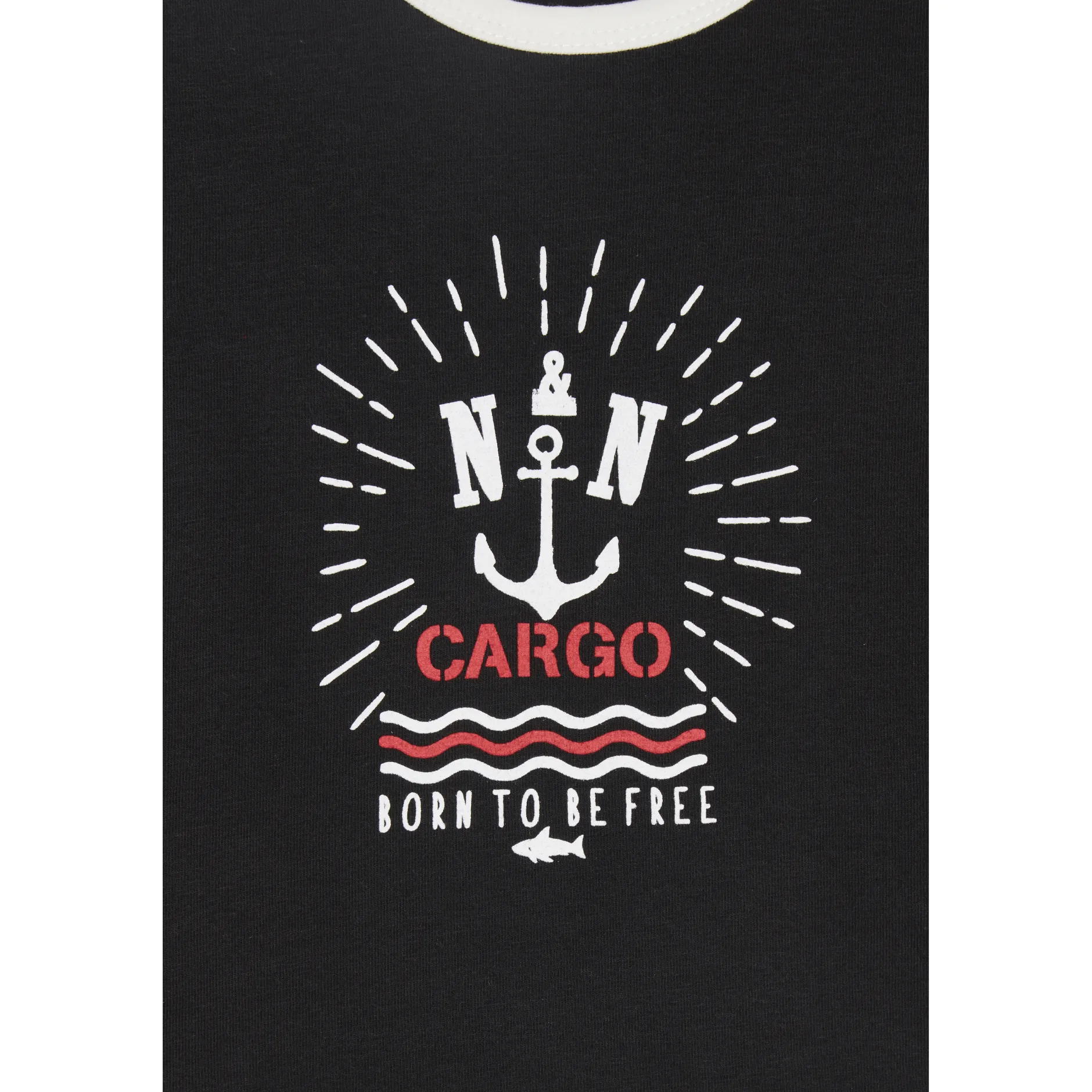 T-Shirts, Polos, Chemises*Nano & nanette Tweet Cargo Tee-shirt manches longues 6 mois de Noir