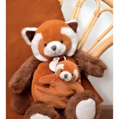 Doudous*Doudou et Compagnie Unicef Peluche 25 cm de Panda roux