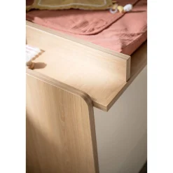 Commodes*Sauthon Baby's Sweet Home Vanille Commode de Chêne miel